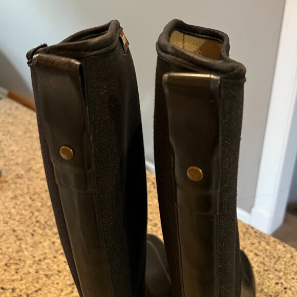 Hunter Lady N Women's Tall Dark Navy Hunter Rain Boots  Size 7-Excellent Cond - Picture 10 of 16